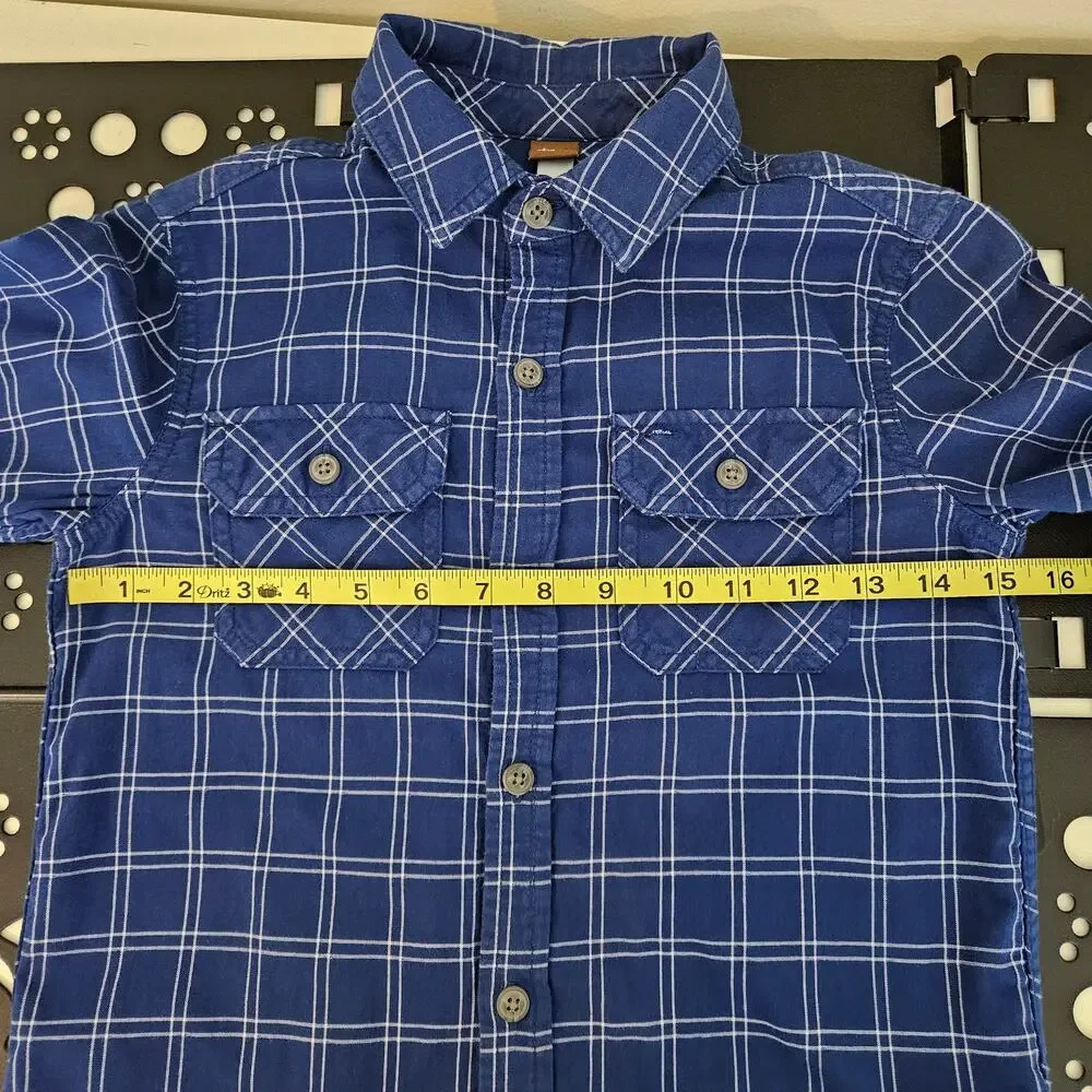 Boy's Long-Sleeve Blue Shirt Bundle | Ralph Lauren | Tea | Hatley PJs‎ | Size 8
